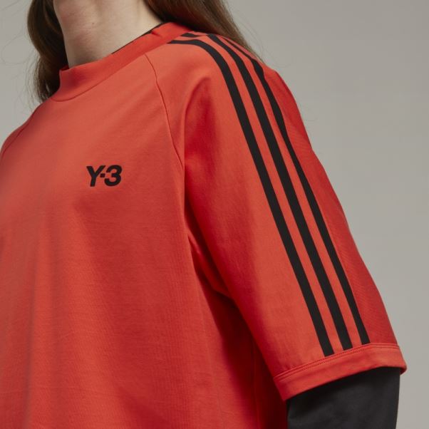 Adidas Y-3 3-stripes T-shirt à Manches Courtes