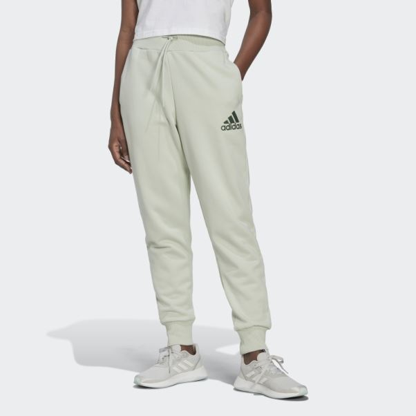 Pantalon Logo Essentials Multicolore Adidas Vert