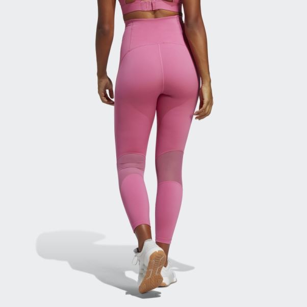 Leggings D'entraînement Hiit 7/8 Sur Mesure Fuchsia Adidas