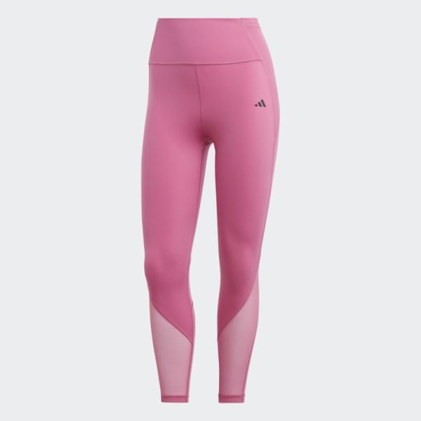 Leggings D'entraînement Hiit 7/8 Sur Mesure Fuchsia Adidas