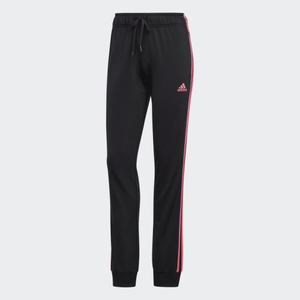 Primegreen Essentials Warm-up Slim Tapered 3-stripes Pantalon De Survêtement Adidas Noir