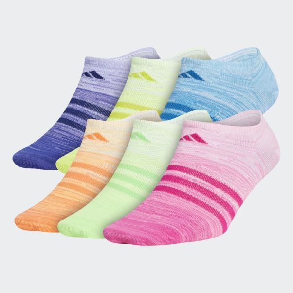 Chaussettes Invisibles Multicolores Adidas Superlite Multi Space-dye 6 Paires