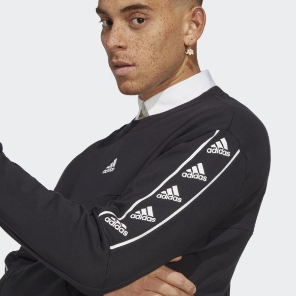 Sweat Marque Love Adidas Noir