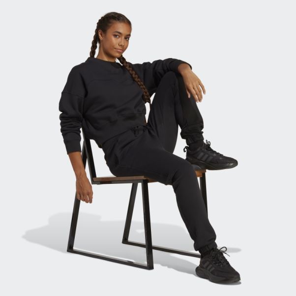 Sweat Molleton Adidas Lounge Noir