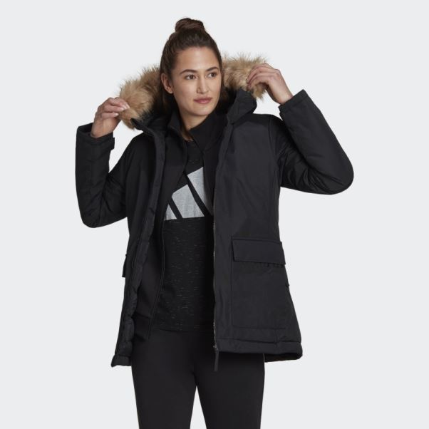 Parka à Capuche Utilitas Noir Adidas