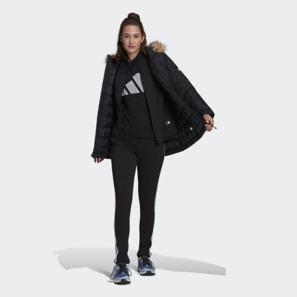 Parka à Capuche Utilitas Noir Adidas