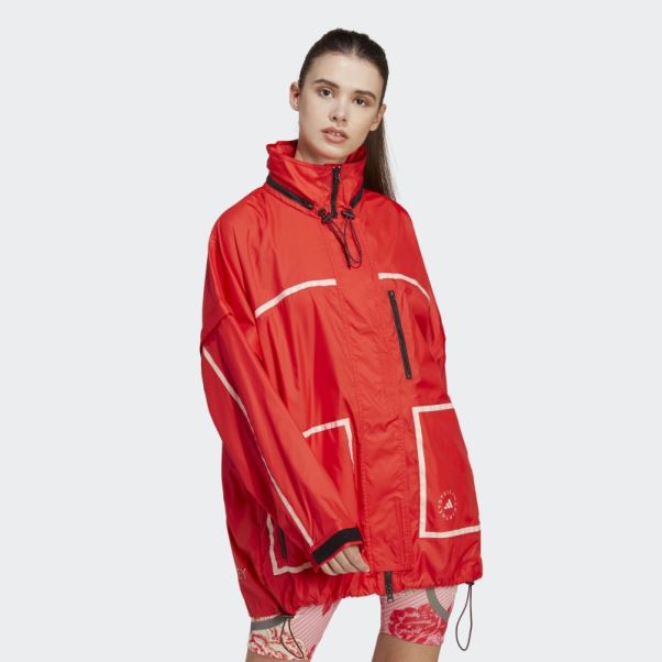 Veste Compressible Truenature Adidas By Stella Mccartney Rouge