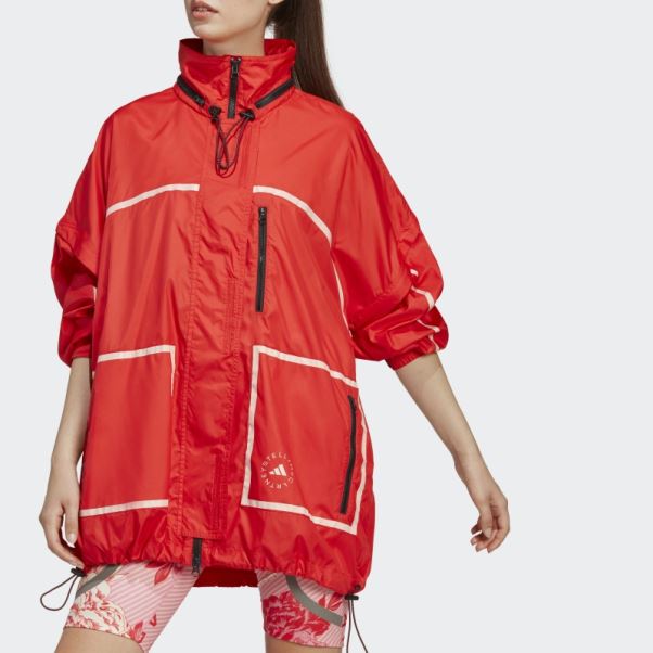 Veste Compressible Truenature Adidas By Stella Mccartney Rouge