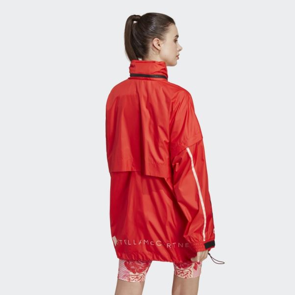 Veste Compressible Truenature Adidas By Stella Mccartney Rouge