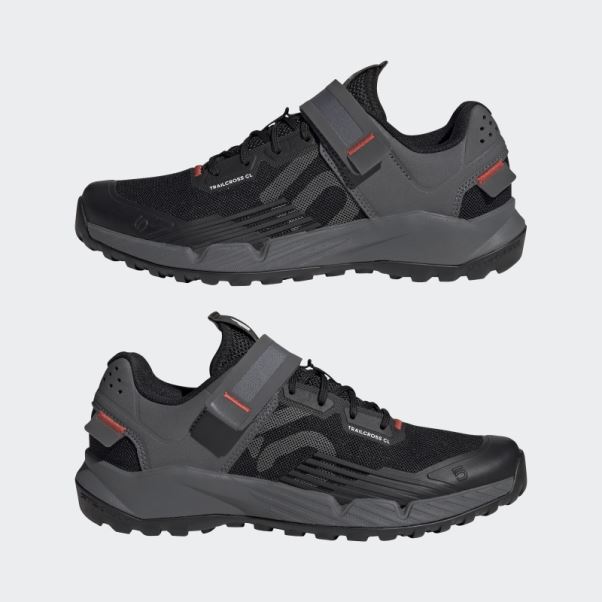 Chaussures VTT Adidas 5.10 Trailcross Clip-in Rouge