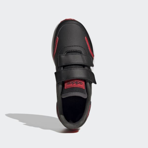 Rouge Adidas Vs Switch 3 Style De Vie Running Chaussures à Sangles Auto-agrippantes élégant