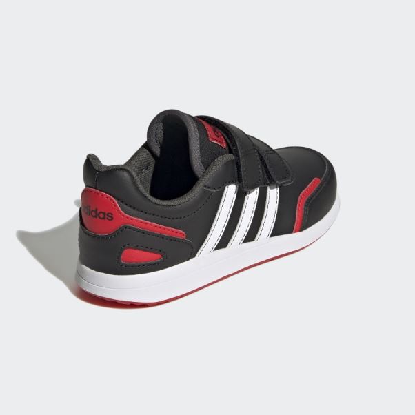 Rouge Adidas Vs Switch 3 Style De Vie Running Chaussures à Sangles Auto-agrippantes élégant