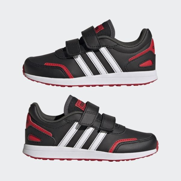 Rouge Adidas Vs Switch 3 Style De Vie Running Chaussures à Sangles Auto-agrippantes élégant