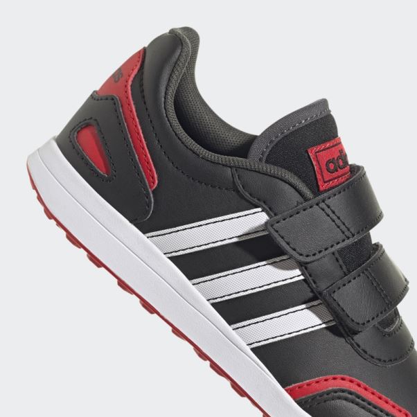 Rouge Adidas Vs Switch 3 Style De Vie Running Chaussures à Sangles Auto-agrippantes élégant