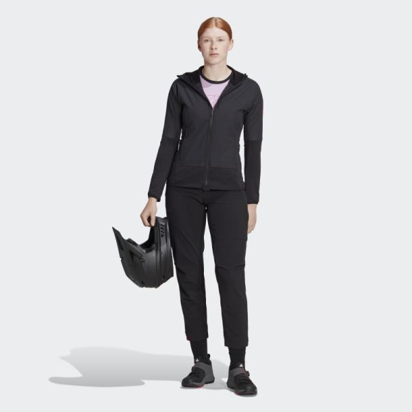Veste Coupe-vent Adidas Five Ten Flooce Noire