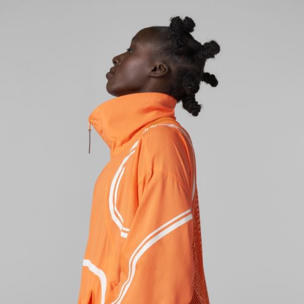 Adidas By Stella Mccartney Veste Tissée Truepace App Orange Fashion