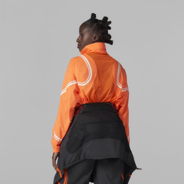 Adidas By Stella Mccartney Veste Tissée Truepace App Orange Fashion
