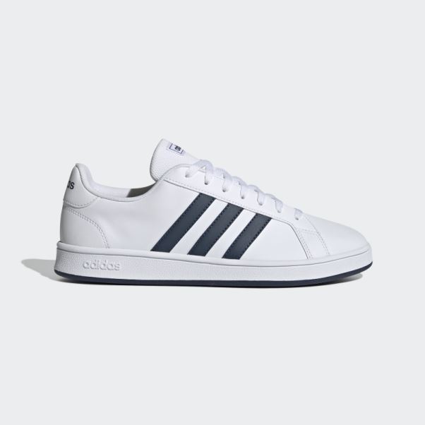 Chaussure Adidas Grand Court Base Bleu Marine