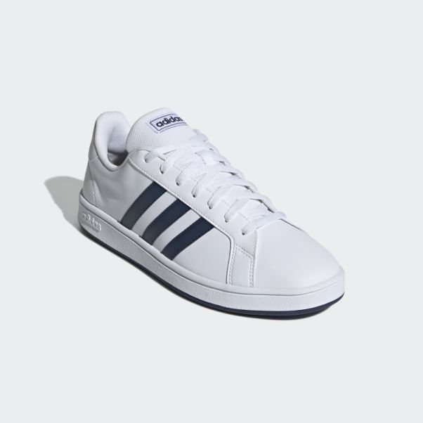 Chaussure Adidas Grand Court Base Bleu Marine