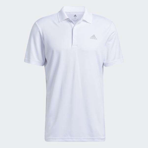 Polo Performance Primegreen Blanc Adidas