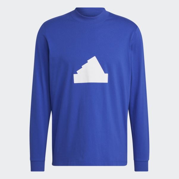 Haut Adidas Bleu à Manches Longues