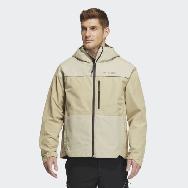 Veste Adidas Utilitas 3 En 1 Beige Ton