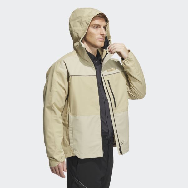 Veste Adidas Utilitas 3 En 1 Beige Ton