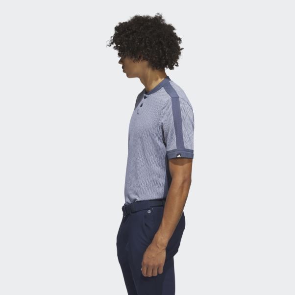 Polo De Golf Adidas Ultimate365 Tour Texturé Primeknit Blanc