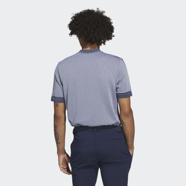 Polo De Golf Adidas Ultimate365 Tour Texturé Primeknit Blanc