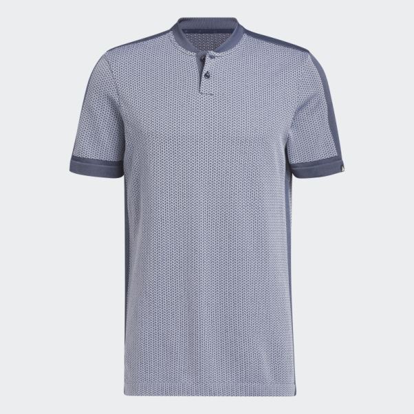 Polo De Golf Adidas Ultimate365 Tour Texturé Primeknit Blanc