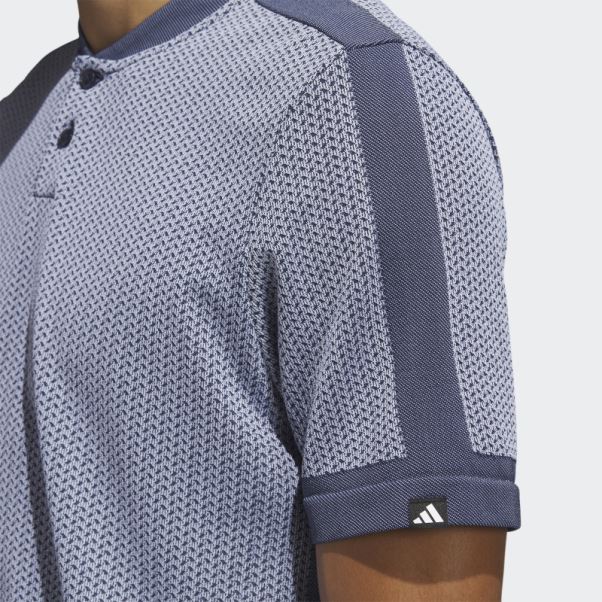 Polo De Golf Adidas Ultimate365 Tour Texturé Primeknit Blanc