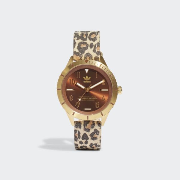 Petite Montre Adidas Gold Metallic Edition Three Icon