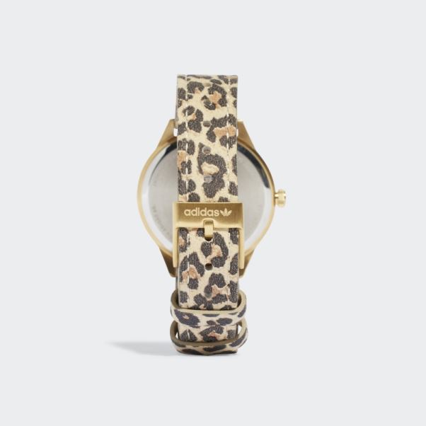 Petite Montre Adidas Gold Metallic Edition Three Icon