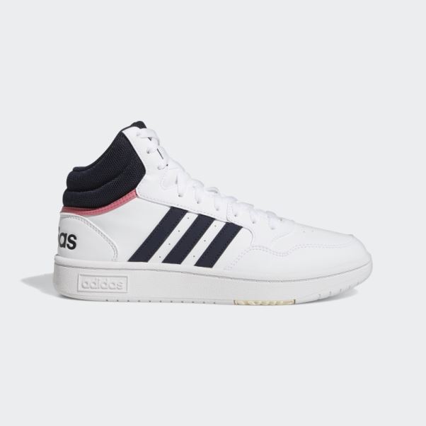Hoops 3.0 Mid Chaussures Classiques Blanc Adidas