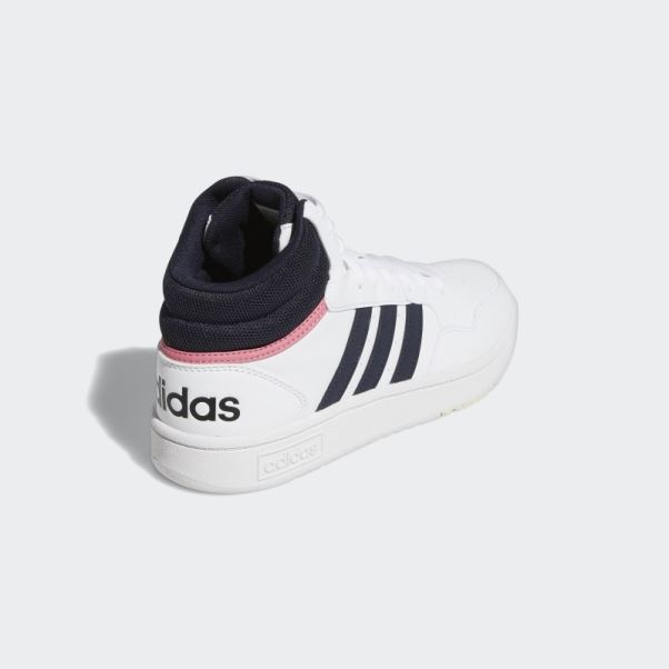 Hoops 3.0 Mid Chaussures Classiques Blanc Adidas