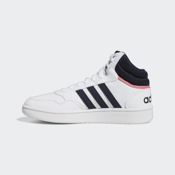 Hoops 3.0 Mid Chaussures Classiques Blanc Adidas