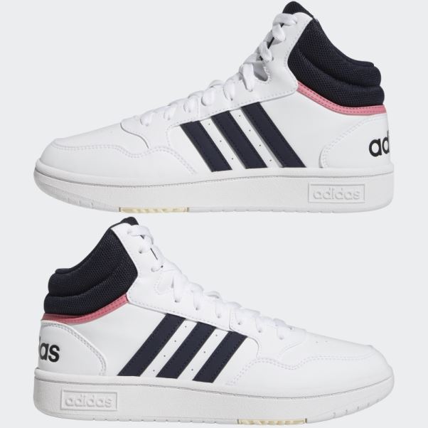 Hoops 3.0 Mid Chaussures Classiques Blanc Adidas