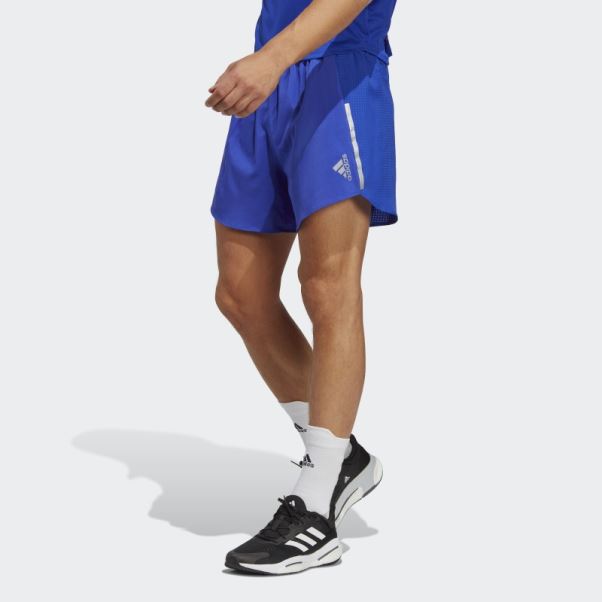 Short De Course Adidas Conçu 4 Bleu