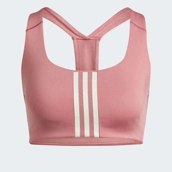 Soutien-gorge à Maintien Moyen Powerimpact Training Rouge Adidas