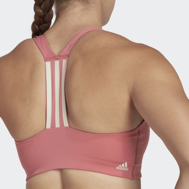 Soutien-gorge à Maintien Moyen Powerimpact Training Rouge Adidas