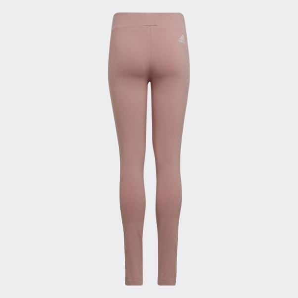 Future Icons Legging En Coton à 3 Bandes Mauve Adidas
