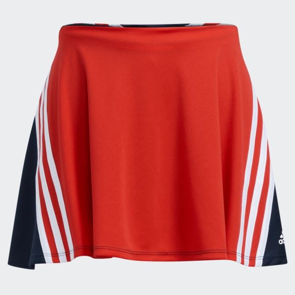 Jupe-short 3 Bandes Rouge Adidas