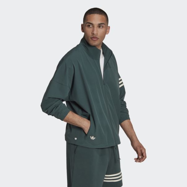 Adicolor Neuclassics Track Top Adidas Vert Minéral