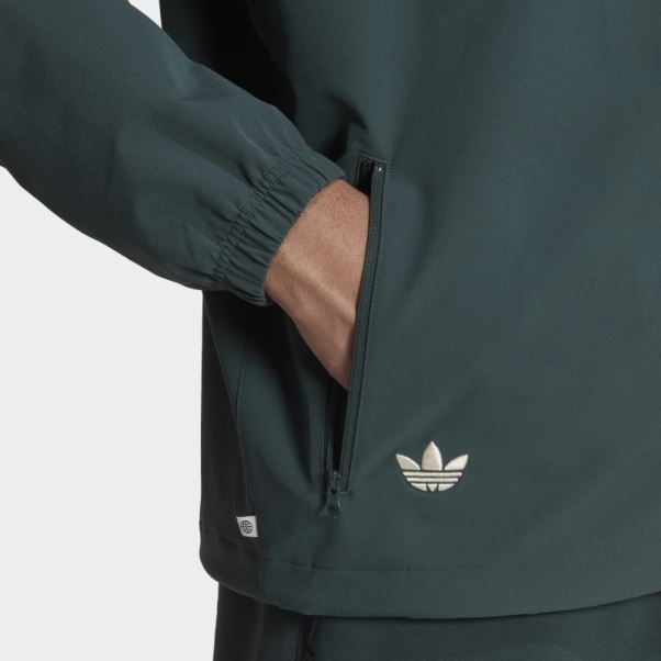 Adicolor Neuclassics Track Top Adidas Vert Minéral
