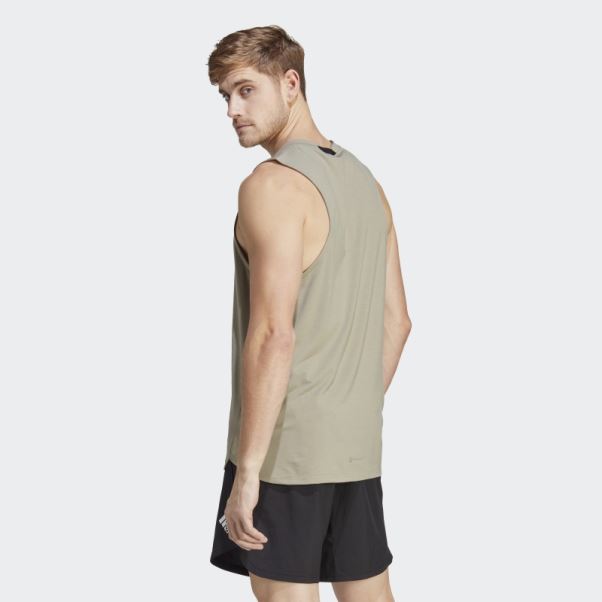 Adidas Conçu Pour L'entraînement Débardeur Galet Argenté