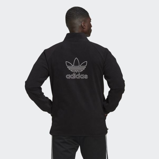 Veste Polaire Adicolor Classics Trefoil Noir Adidas
