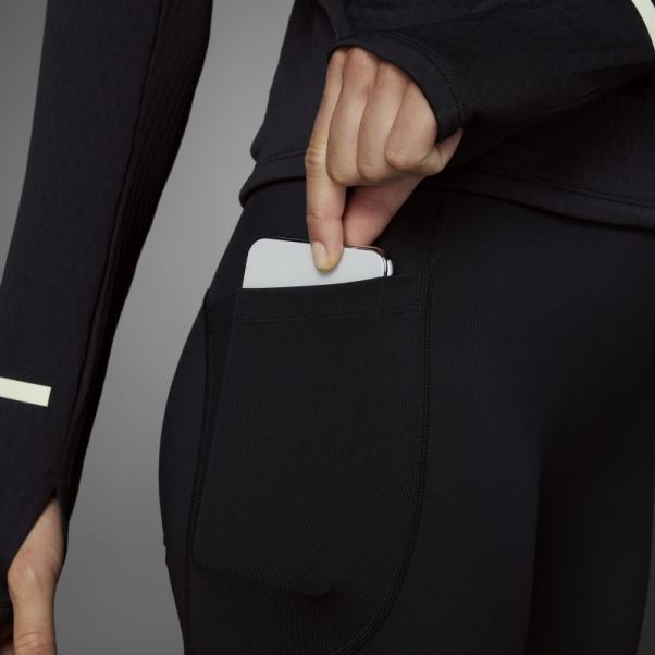 Legging De Running Adidas Fast Impact Reflect At Night X-city Noir