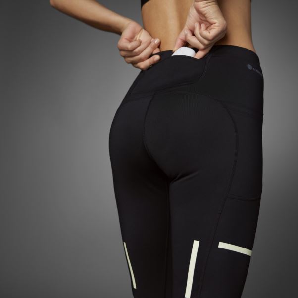 Legging De Running Adidas Fast Impact Reflect At Night X-city Noir