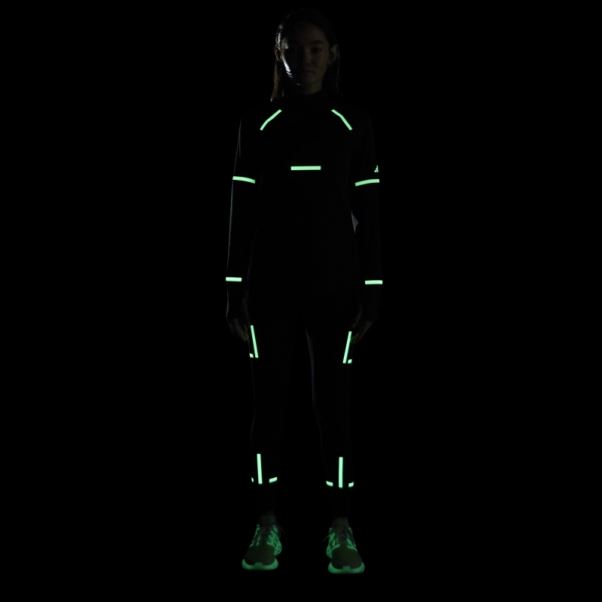 Fast Impact Reflect At Night X-City Leggings De Course Longs Noirs Adidas