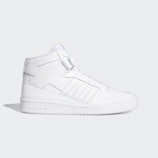 Forum Mid Chaussures Adidas Blanc